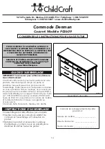 Preview for 14 page of Child Craft Denman F03609 Assembly Instructions Manual