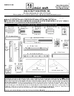 Предварительный просмотр 1 страницы Child Craft Denman F33601 Assembly Directions And Parts List