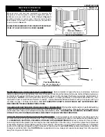 Предварительный просмотр 6 страницы Child Craft LEGACY SINGLE DROPSIDE CRIB WITH DRAWER Assembly Directions And Parts List