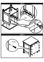 Предварительный просмотр 7 страницы Child Craft Long Beach F02128 Assembly Instructions Manual