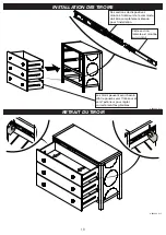 Preview for 18 page of Child Craft Orbit Dresser F00209 Assembly Instructions Manual