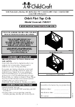 Предварительный просмотр 1 страницы Child Craft Orbit F30201 Assembly Instructions Manual