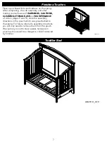 Предварительный просмотр 7 страницы Child Craft Westgate F38201 Manual