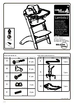 Preview for 3 page of Child Wood LAMBDA 2 GROW CHAIR Assembly Instructions Manual