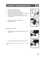 Предварительный просмотр 7 страницы Childcare 015535 Assembly And Operating Instructions Manual