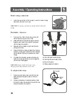 Предварительный просмотр 10 страницы Childcare 015535 Assembly And Operating Instructions Manual