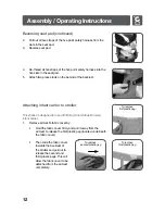 Предварительный просмотр 12 страницы Childcare 015535 Assembly And Operating Instructions Manual