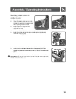 Предварительный просмотр 13 страницы Childcare 015535 Assembly And Operating Instructions Manual