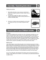 Предварительный просмотр 15 страницы Childcare 015535 Assembly And Operating Instructions Manual