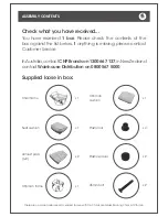 Preview for 4 page of Childcare Glider Rocking Chair & Ottoman "Sand" Instructions Manual