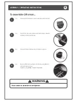 Preview for 9 page of Childcare Glider Rocking Chair & Ottoman "Sand" Instructions Manual