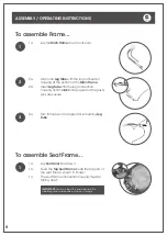 Preview for 6 page of Childcare Pendule Trios 037704-389 Instruction Manual