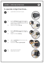 Предварительный просмотр 7 страницы Childcare Qube High Chair 044290 User Manual