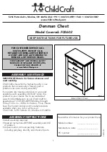 Предварительный просмотр 1 страницы CHILDCRAFT Denman F03602 Manual