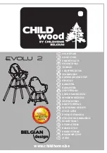 Childhome Belgium Child Wood Evolu 2 Manual preview