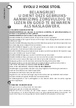 Preview for 3 page of Childhome Belgium Child Wood Evolu 2 Manual