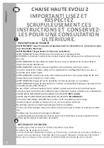 Preview for 4 page of Childhome Belgium Child Wood Evolu 2 Manual