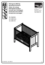 Preview for 1 page of Childhome Belgium Child Wood FLEMISH B120FLSG Assembly Instructions Manual