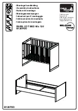 Preview for 2 page of Childhome Belgium CHILD WOOD PARIS B120PDO Manual