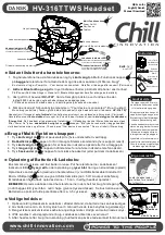 Chill innovation HV-316T Manual preview