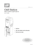 Chill Station Water and Beverage Dispenser User Manual preview