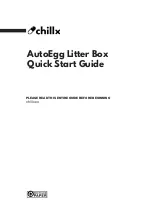 Preview for 1 page of ChillX AutoEgg Litter Box Manual