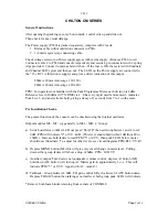 Preview for 3 page of Chilton CM2-4 Operating Instructions Manual