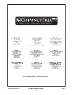 Предварительный просмотр 16 страницы Chimney Free 32MM9998-C247 Manual