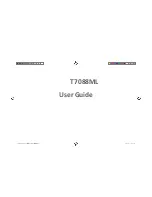 Preview for 1 page of China Greatwall Computer T7088ML User Manual