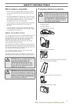 Предварительный просмотр 5 страницы China Honway Machinery HWG 400 Operator'S Instruction Manual