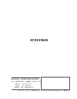 Preview for 36 page of Chino IR-CA series Instructions Manual