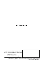 Предварительный просмотр 28 страницы Chino IR-CAK Instructions Manual