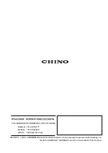 Preview for 23 page of Chino IRGMEG2 Series Instructions Manual