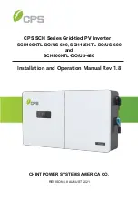 Preview for 1 page of Chint Power CPS SCH Series Installation And Operation Manual