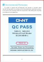 Предварительный просмотр 7 страницы CHINT NXB-63 User Instruction