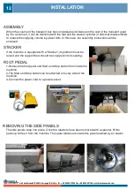 Preview for 12 page of CHIOSSI E CAVAZZUTI Speedy T 2005 Instruction Manual