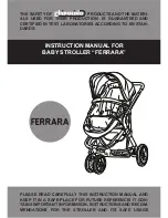 Предварительный просмотр 1 страницы Chipolino FERRARA Instruction Manual