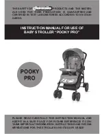 Preview for 1 page of Chipolino Pooky Pro Instruction Manual