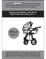 Chipolino Stella 2 in 1 Instruction Manual preview