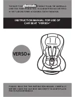 Chipolino VERSO PLUS Instruction Manual preview