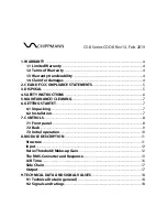 Предварительный просмотр 5 страницы Chippmann CS-8 COOK Owner'S Manual