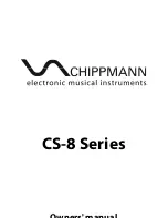 Preview for 1 page of Chippmann CS-8 DST2 Owner'S Manual