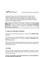 Preview for 7 page of Chippmann CS-8 VCF1E Owner'S Manual