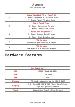 Preview for 4 page of Chipsee CS10600F070E-C131 User Manual