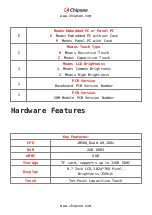 Предварительный просмотр 5 страницы Chipsee CS10768F097E-C111 User Manual