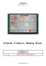 Preview for 3 page of Chipsee CS12800R101E-C111 User Manual