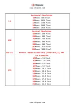 Preview for 4 page of Chipsee CS12800R101E-C111 User Manual