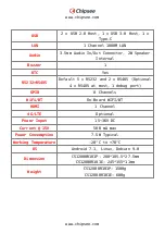 Preview for 6 page of Chipsee CS12800R101E-C111 User Manual