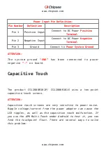 Preview for 13 page of Chipsee CS12800R101E-C111 User Manual