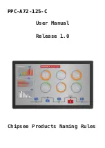 Chipsee PPC-A72-125-C User Manual preview